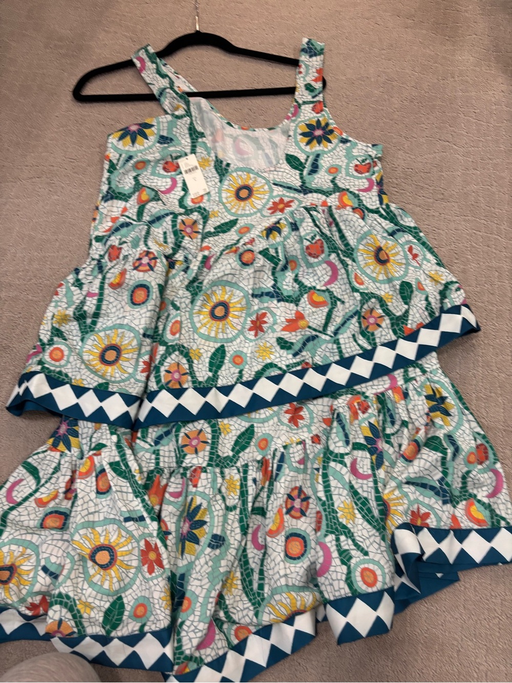 Floral Print Midi Sundress in Multicolor - Picture 7 of 7